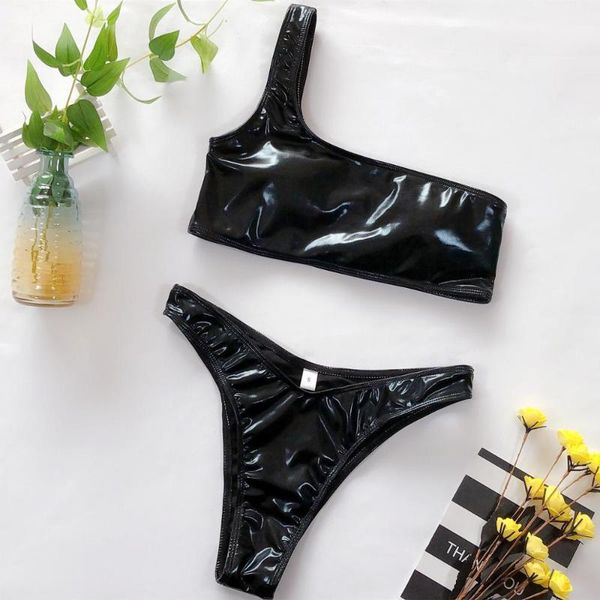 sexy pu кожа одно плечо бикини set solid купальный костюм mujer лето пляжная 2020 неон high cut купальник женщины micro bikini
sexy pu кожа одно плечо бикини set solid купальный костюм mujer лето пляжная 2020 неон high cut купальник женщины micro bikini