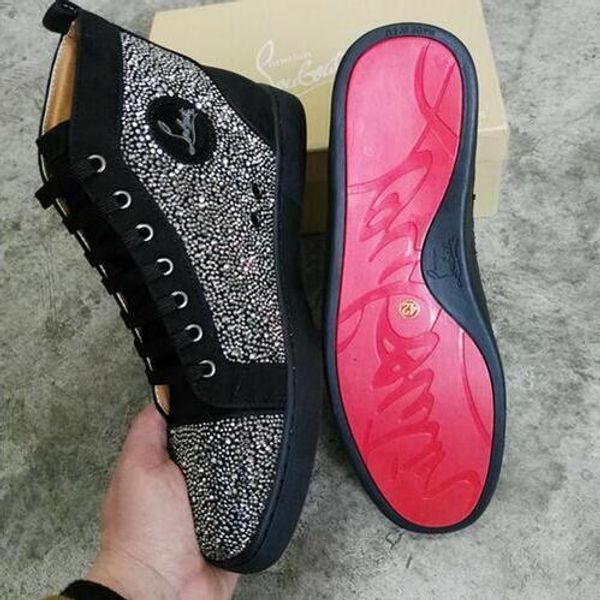 christian louboutin cl wholesale men women rhinestone high shoes famous d red bottom sneakers mens loubbis shoes with box, Blue;gray
christian louboutin cl wholesale men women rhinestone high shoes famous d red bottom sneakers mens loubbis shoes with box, Blue;gray