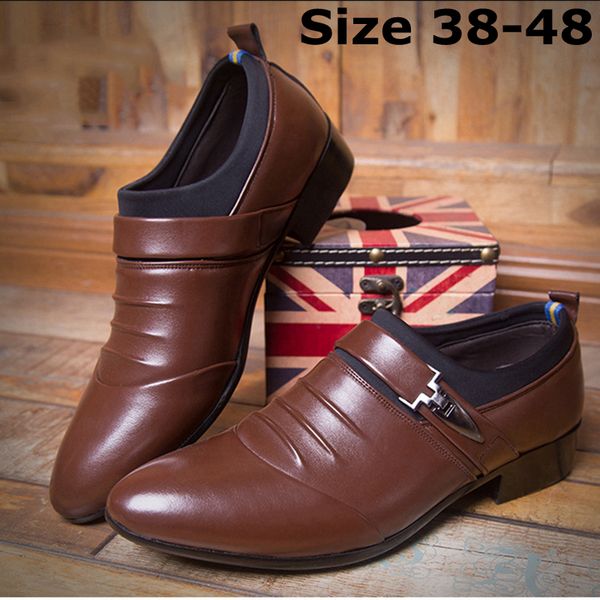 dress shoes men pu leather breathable fashion wedding business formal shoes for men big size 38-48 ms13, Black
dress shoes men pu leather breathable fashion wedding business formal shoes for men big size 38-48 ms13, Black