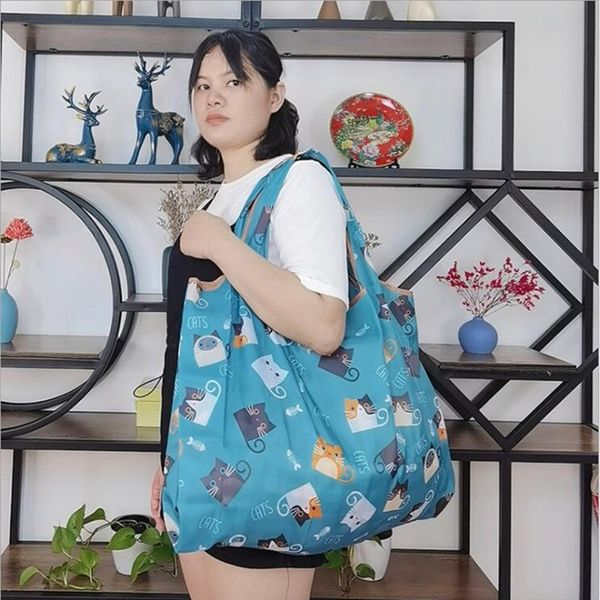 2pcs reusable eco-friendly grocery foldable shopping bags small size quality slight duty folding tote bag with handle
2pcs reusable eco-friendly grocery foldable shopping bags small size quality slight duty folding tote bag with handle