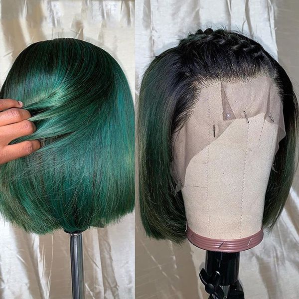dark green ombre straight short bob lace front wigs pixie blunt cut 13*6 deep part human hair remy wig for black women prepluck, Black;brown
dark green ombre straight short bob lace front wigs pixie blunt cut 13*6 deep part human hair remy wig for black women prepluck, Black;brown