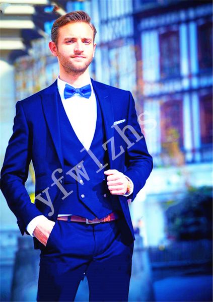 one button handsome peak lapel groom tuxedos men suits wedding/prom/dinner man blazer(jacket+pants+tie+vest) w97, Black;gray
one button handsome peak lapel groom tuxedos men suits wedding/prom/dinner man blazer(jacket+pants+tie+vest) w97, Black;gray