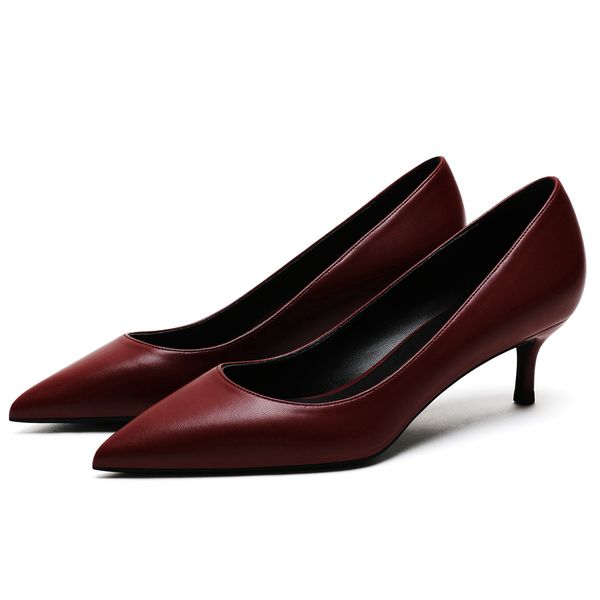 brand design classic women pumps sheepskin leather low high heels shoes women fashion stiletto pumps f0073, Black
brand design classic women pumps sheepskin leather low high heels shoes women fashion stiletto pumps f0073, Black