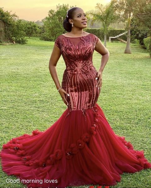 2019 Plus Size Red Sequined Prom Dress Sleeveless Handmade Flower Evening Gowns Formal Dress Sweep Train, Black;red
2019 Plus Size Red Sequined Prom Dress Sleeveless Handmade Flower Evening Gowns Formal Dress Sweep Train, Black;red