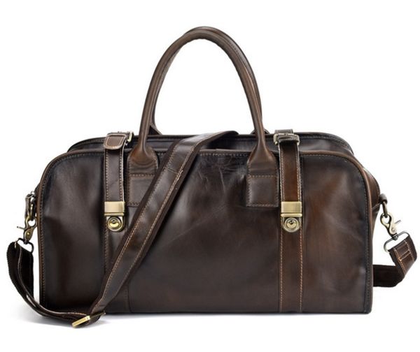 retro men genuine leather chains travel bag cowhide luggage handbag high capacity shoulder crossbody overnight duffle bag d413
retro men genuine leather chains travel bag cowhide luggage handbag high capacity shoulder crossbody overnight duffle bag d413