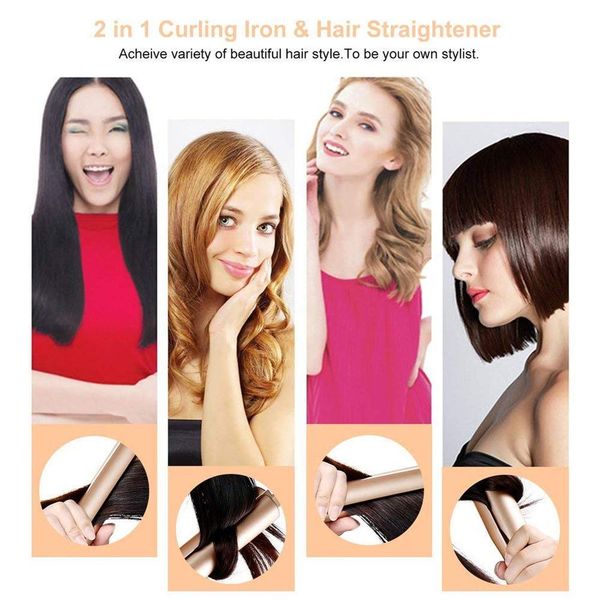 gold flat iron 2 в 1 выпрямитель для волос профессиональный стайлер быстрый выпрямитель волос утюг для укладки волос инструмент хорошего кач, Black
gold flat iron 2 в 1 выпрямитель для волос профессиональный стайлер быстрый выпрямитель волос утюг для укладки волос инструмент хорошего кач, Black