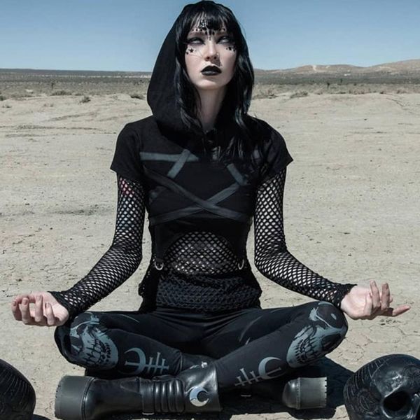 gothic dark style short sweater female sweatshirt mesh sport hoodies long sleeve sweatshirt running sportswear fitness, White;black
gothic dark style short sweater female sweatshirt mesh sport hoodies long sleeve sweatshirt running sportswear fitness, White;black