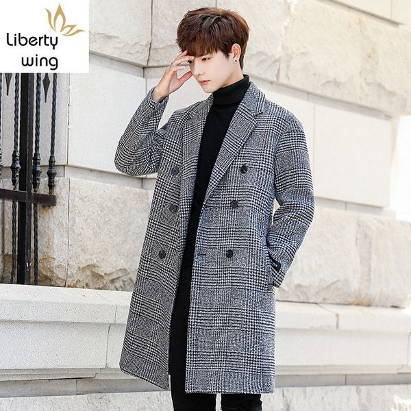 winter long jacket men fashion korean loose fit double breasted trench coat teenager turn-down collar pocket warm overcoat male, Black
winter long jacket men fashion korean loose fit double breasted trench coat teenager turn-down collar pocket warm overcoat male, Black