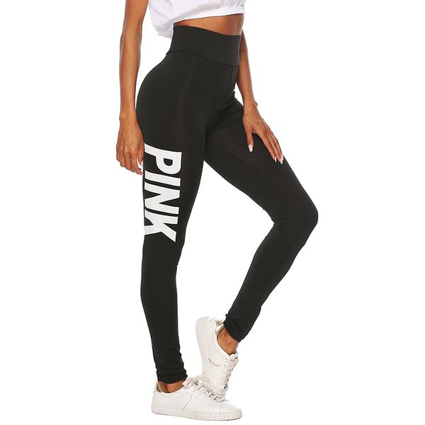 2019 new women pink letter printing leggings push up trousers casual warm high waist legging elastic pencil pants plus size, Black
2019 new women pink letter printing leggings push up trousers casual warm high waist legging elastic pencil pants plus size, Black