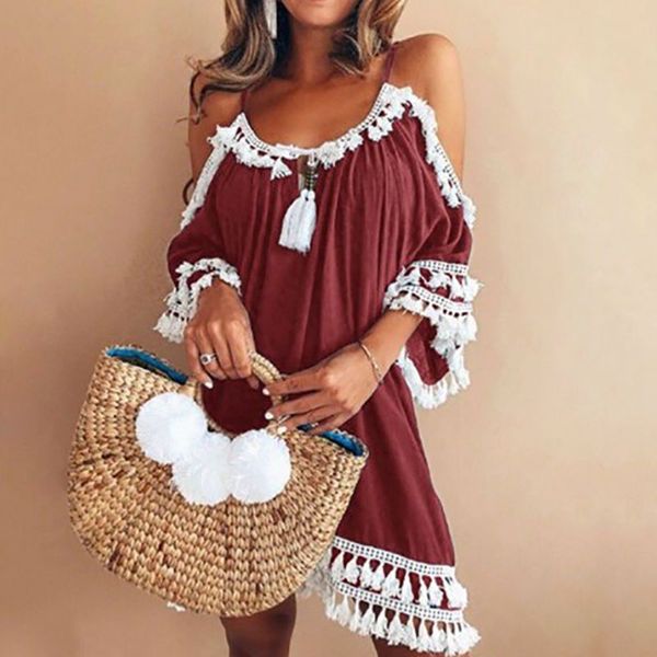women white lace dress casual spaghetti strap tassel patchwork loose dress plus size, Black;gray
women white lace dress casual spaghetti strap tassel patchwork loose dress plus size, Black;gray