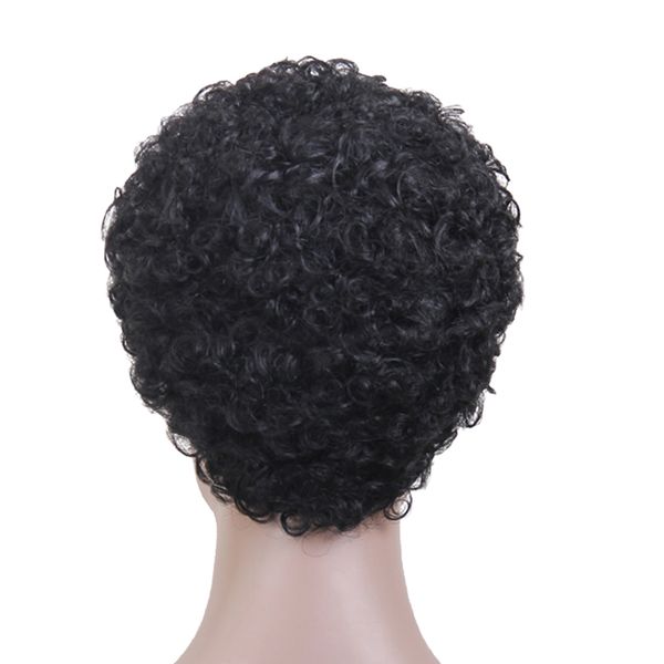 real human hair short afro wig full head curly spiral wig hairpieces black, natural & light 
real human hair short afro wig full head curly spiral wig hairpieces black, natural & light