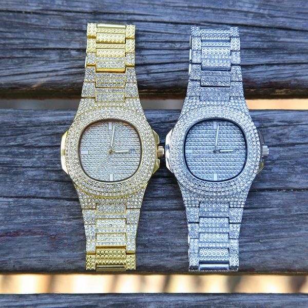fashion luxury designer calendar quartz watches for men women encrusted full diamonds european american hip hop jewelry, Slivery;brown
fashion luxury designer calendar quartz watches for men women encrusted full diamonds european american hip hop jewelry, Slivery;brown