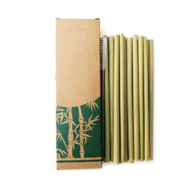 useful 10pcs/set bamboo drinking straws reusable eco-friendly party kitchen + clean brush for drop shipping wholesale 
useful 10pcs/set bamboo drinking straws reusable eco-friendly party kitchen + clean brush for drop shipping wholesale