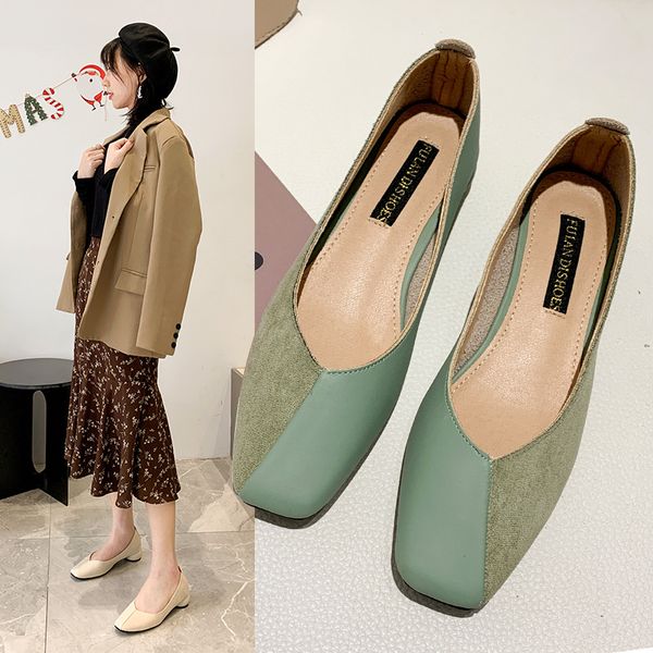 patchwork pu suede work women shoes square toe slip on shallow mouth loafers comfy fairy non-slip mary janes shoes woman 2020, Black
patchwork pu suede work women shoes square toe slip on shallow mouth loafers comfy fairy non-slip mary janes shoes woman 2020, Black