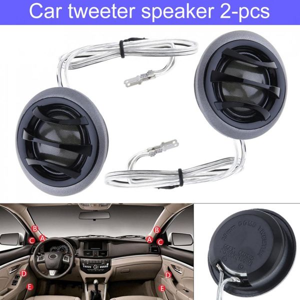 1 pair 25mm 150w universal high efficiency dome car tweeter speakers for car audio system