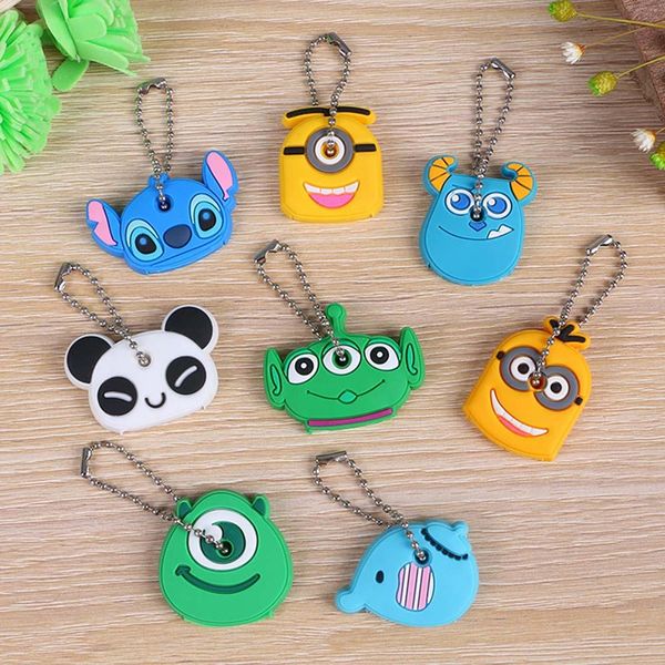 50pcs/lot lovely anime cartoon silicone stitch key cover key caps keychain key chain ring holder gift diy keyring accessories, Slivery;golden
50pcs/lot lovely anime cartoon silicone stitch key cover key caps keychain key chain ring holder gift diy keyring accessories, Slivery;golden