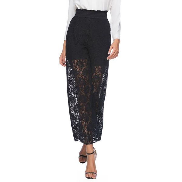 women's pants & capris plus size loose summr spring woman hollow out lace pant wide leg high waist see through elegant party beach trou, Black;white
women's pants & capris plus size loose summr spring woman hollow out lace pant wide leg high waist see through elegant party beach trou, Black;white