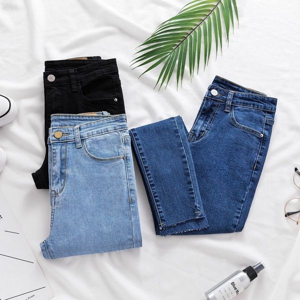 new fashion jeans women pencil pants jeans high waist high slim elastic stretch female black lady washed denim skinny trousers, Blue
new fashion jeans women pencil pants jeans high waist high slim elastic stretch female black lady washed denim skinny trousers, Blue