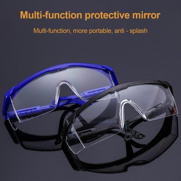Transparent Anti-fog Dust Wind Splash Goggles Multi-functional Dust-proof Wind-proof Goggles For Men Women