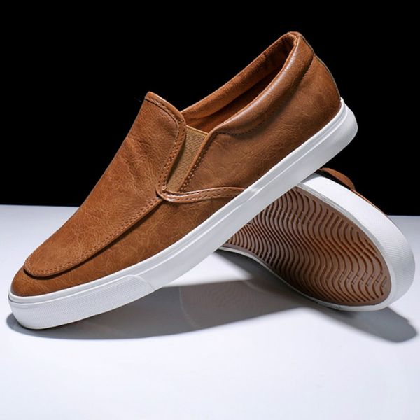 spring autumn the new brand men's fashion casual shoes men's soft leather flat shoes convenience loafers tacticos zapatos b4-04, Black
spring autumn the new brand men's fashion casual shoes men's soft leather flat shoes convenience loafers tacticos zapatos b4-04, Black