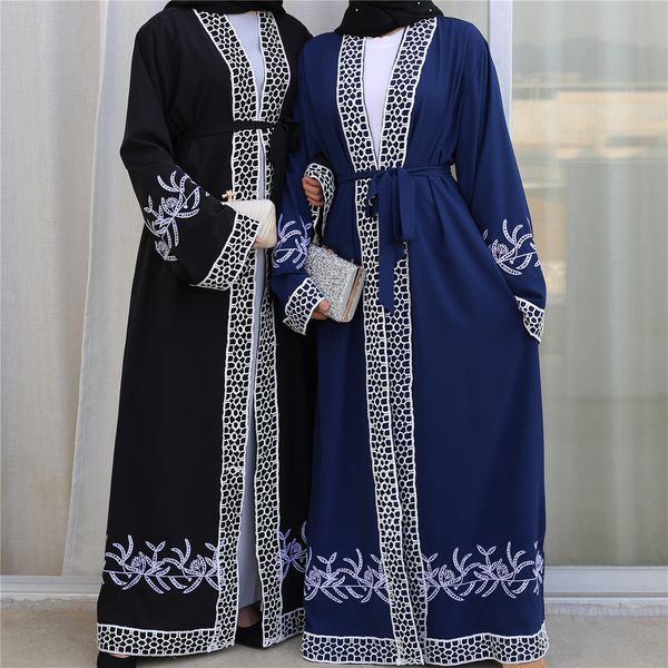 modest muslim women embroidery abaya dress with belt s-2xl plus size islamic clothing patchwork turkish kaftan abaya, Red
modest muslim women embroidery abaya dress with belt s-2xl plus size islamic clothing patchwork turkish kaftan abaya, Red