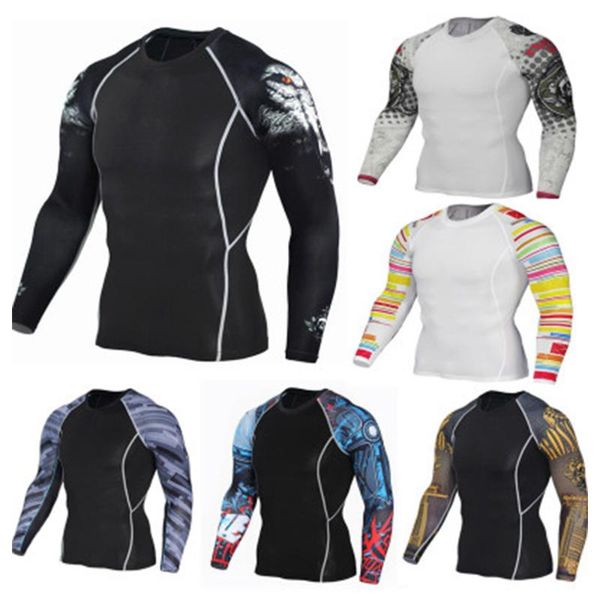 men's t-shirts autumn long sleeve t-shirt hua bei sports quick-drying fitness wear running training elastic compression shirt, White;black
men's t-shirts autumn long sleeve t-shirt hua bei sports quick-drying fitness wear running training elastic compression shirt, White;black