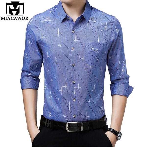 miacawor 2019 new print casual shirts men slim fit male social shirt long sleeve camisa masculina men clothing c451, White;black
miacawor 2019 new print casual shirts men slim fit male social shirt long sleeve camisa masculina men clothing c451, White;black