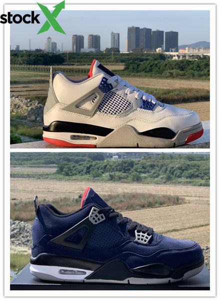 new 4 iv dark blue white grey men basketball shoes sports sneakers 4s trainers outdoor with box size 7-13, Black
new 4 iv dark blue white grey men basketball shoes sports sneakers 4s trainers outdoor with box size 7-13, Black