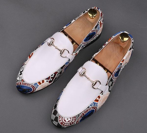 Новые Модные Мужские Мода печати Gommino Shoes Квартиры Мужской формальный Homecoming Плать
Новые Модные Мужские Мода печати Gommino Shoes Квартиры Мужской формальный Homecoming Плать