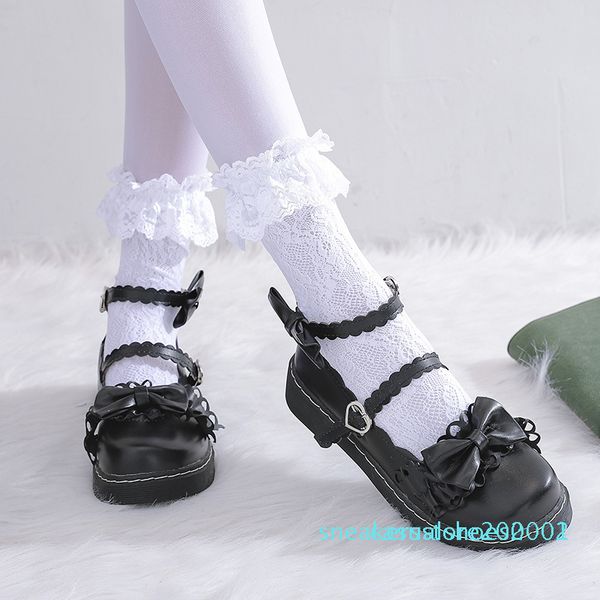 2020 new laides lolita shoes women sweet cute bowtie cosplay shoes buckle round toe zapatilla mujer s02, Black
2020 new laides lolita shoes women sweet cute bowtie cosplay shoes buckle round toe zapatilla mujer s02, Black