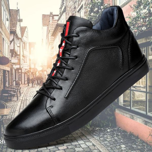 genuine leather casual men shoes spring fashion ankle male boots comfortable soft men shoes moccasins high boots, Black
genuine leather casual men shoes spring fashion ankle male boots comfortable soft men shoes moccasins high boots, Black