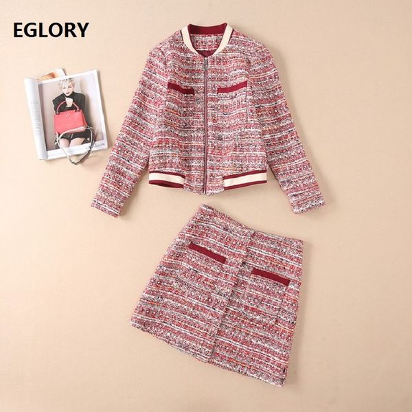 2018 autumn winter fashion 2 piece set women long sleeve tweed wool jacket coat+mini wool skirt set ladies vintage clothing sets, Gray
2018 autumn winter fashion 2 piece set women long sleeve tweed wool jacket coat+mini wool skirt set ladies vintage clothing sets, Gray