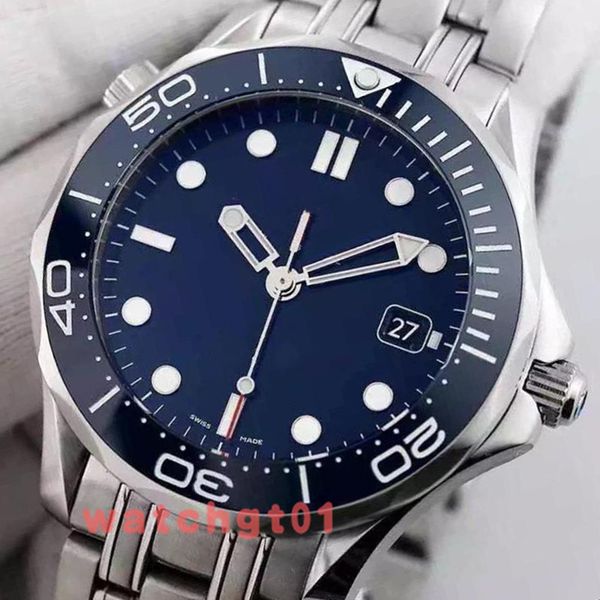 classic mens professional 300m james bond 007 men blue dial automatic movement mechanical watch men's watches self-wind wristwatches, Slivery;brown
classic mens professional 300m james bond 007 men blue dial automatic movement mechanical watch men's watches self-wind wristwatches, Slivery;brown