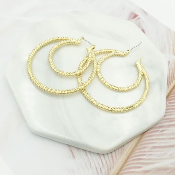 2019 gold/silver color hoop earrings double layer circle simple earring wedding party jewelry women accessories, Golden;silver
2019 gold/silver color hoop earrings double layer circle simple earring wedding party jewelry women accessories, Golden;silver