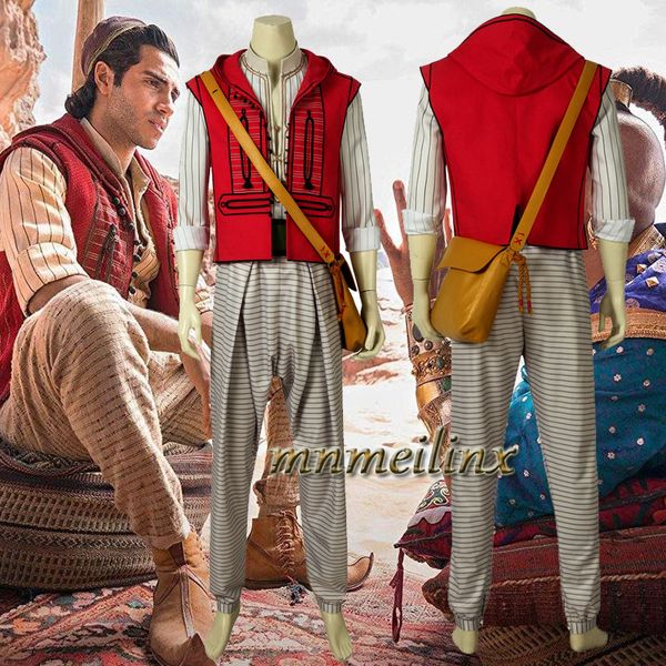 2019 movie aladdin aladdin lamp prince mena massoud cosplay costume uniform halloween indian outfit customize full set, Black;red
2019 movie aladdin aladdin lamp prince mena massoud cosplay costume uniform halloween indian outfit customize full set, Black;red