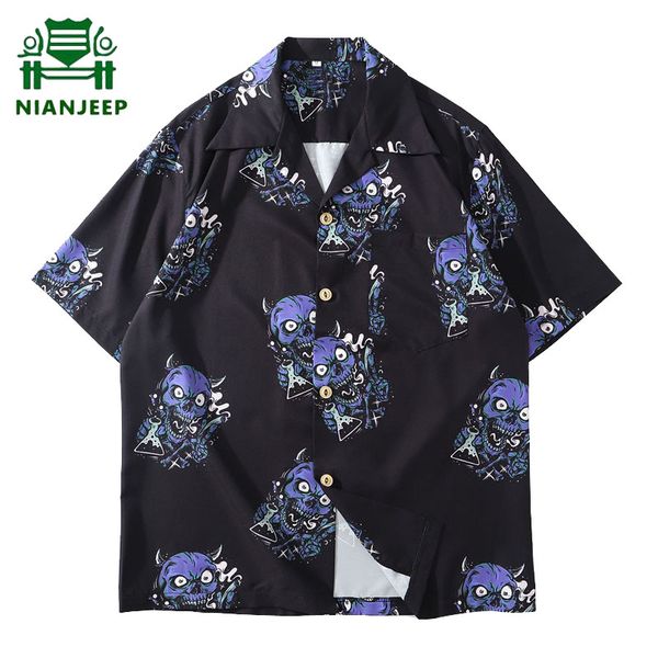 skull printed shirts men oversized hip hop streetwear men's short sleeve shirt harajuku hawaiian holiday beach shirt male, White;black
skull printed shirts men oversized hip hop streetwear men's short sleeve shirt harajuku hawaiian holiday beach shirt male, White;black