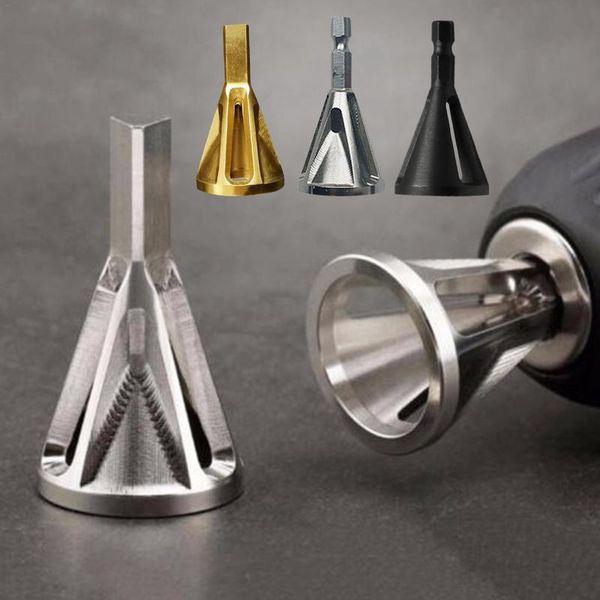 new car drill bit deburring external chamfer tool stainless steel metal remove burr tools screw head trimmer / drill tool
new car drill bit deburring external chamfer tool stainless steel metal remove burr tools screw head trimmer / drill tool