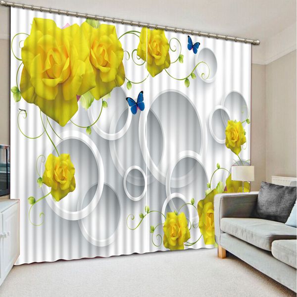 custom 3d curtain window blackout curtains yellow flowers white circle curtains for bedroom home decor decoration 3d curtain
custom 3d curtain window blackout curtains yellow flowers white circle curtains for bedroom home decor decoration 3d curtain