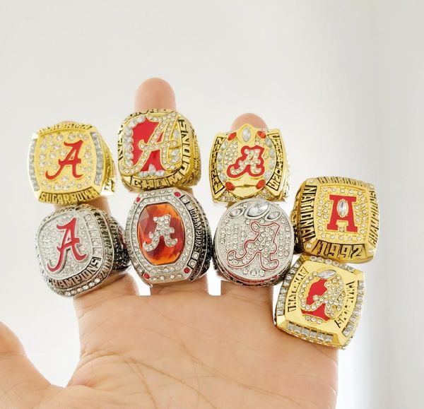 8pcs/set 1992 2008 2009 2011 2012 2014 2015 2016 alabama crimson tide college football national championship ring wholesale drop shipping
8pcs/set 1992 2008 2009 2011 2012 2014 2015 2016 alabama crimson tide college football national championship ring wholesale drop shipping