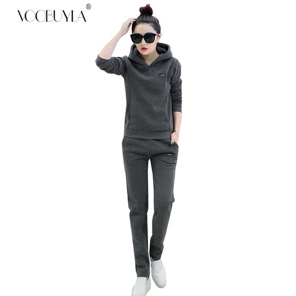 voobuyla women padded solid running set sweatshirt+pants hooded fitness gym yoga sets sweat pants jogging suit autumn winter 3xl, Black;blue
voobuyla women padded solid running set sweatshirt+pants hooded fitness gym yoga sets sweat pants jogging suit autumn winter 3xl, Black;blue
