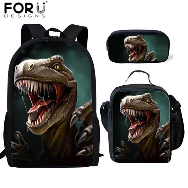 forudesigns design school bags 3set/pcs for boys tyrannosaurus print men school backpack dinosaur animal style book bags
forudesigns design school bags 3set/pcs for boys tyrannosaurus print men school backpack dinosaur animal style book bags