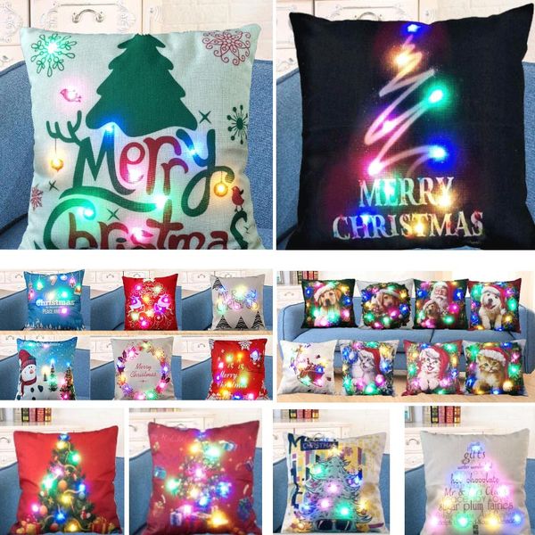 led xmas luminous pillow case linen pillow covers cushion cover santa claus printed pillowcase sofa car decor dhl hh9-2309
led xmas luminous pillow case linen pillow covers cushion cover santa claus printed pillowcase sofa car decor dhl hh9-2309