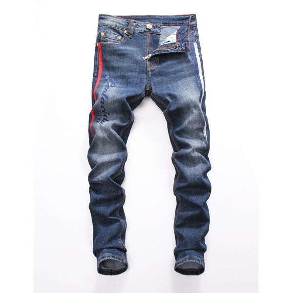 new men jeans ripped for men skinny d2 jeans pants zipper outwear man pants 1 order, Blue
new men jeans ripped for men skinny d2 jeans pants zipper outwear man pants 1 order, Blue