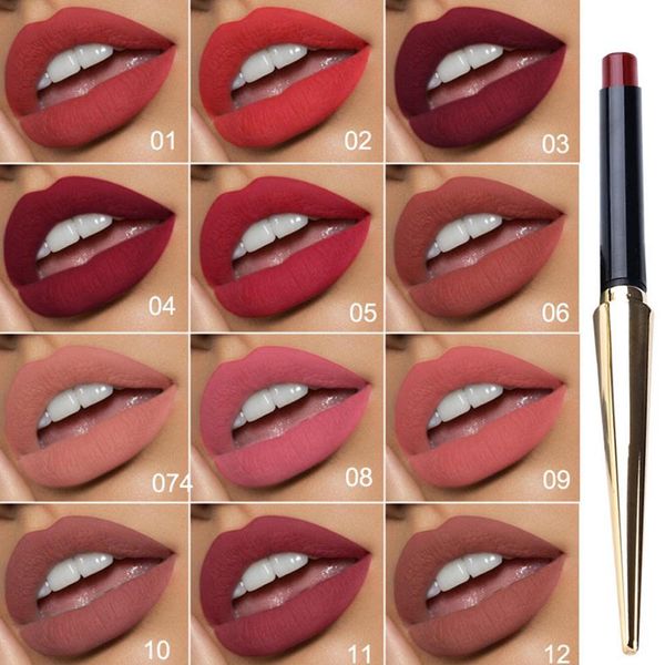 12 colors cmaadu brand matte lip stick long lasting waterproof makeup nude lipstick make up cosmetic
12 colors cmaadu brand matte lip stick long lasting waterproof makeup nude lipstick make up cosmetic