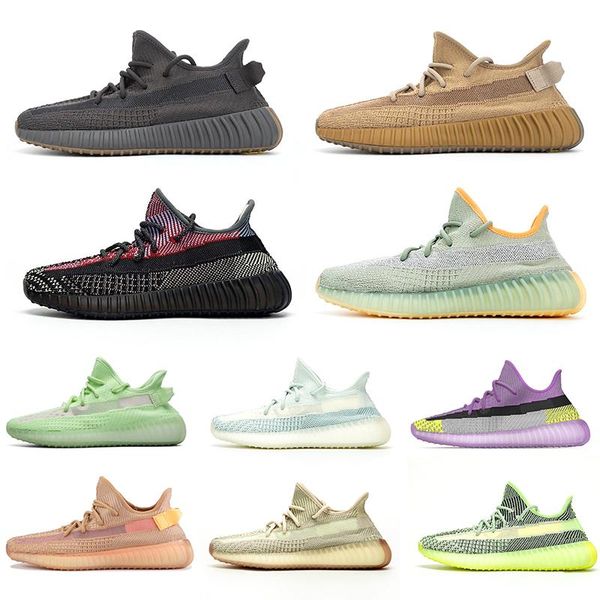 

hot Static Butter SESAME V2 Running Shoes Blue Tint Semi Frozen Yellow Zebra Cream Triple White Beluga Sport Trainers Sneakers 36-46