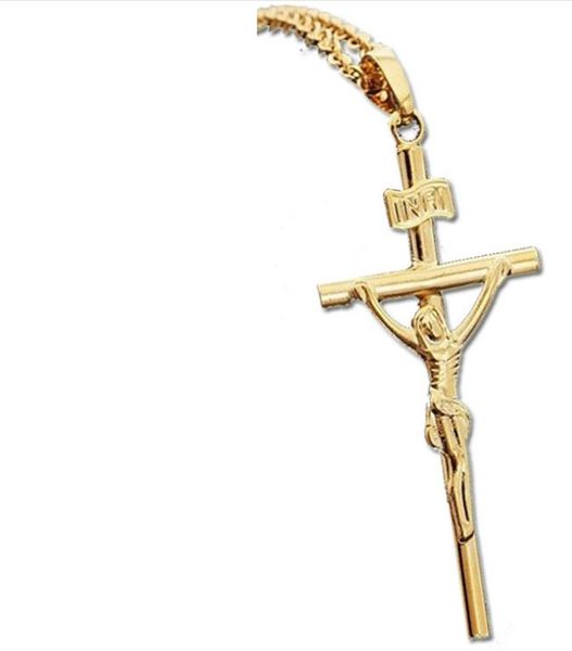 new european and american fashion trend, simple personality accessories, jesus christ cross necklace, tourist souvenirs and jewelry, Silver
new european and american fashion trend, simple personality accessories, jesus christ cross necklace, tourist souvenirs and jewelry, Silver
