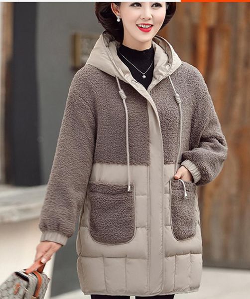 2020 women's in winter with new style fashion long sleeve mother hooded cotton-padded clothes coat, Black
2020 women's in winter with new style fashion long sleeve mother hooded cotton-padded clothes coat, Black