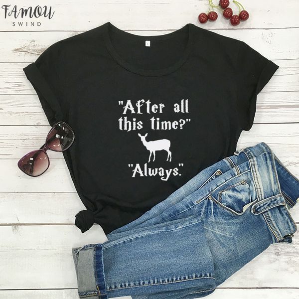 after all this time always printed flutter sleeve new arrival funny 100%cotton t shirt reindeer tees animal shirt for sayings gifts, White
after all this time always printed flutter sleeve new arrival funny 100%cotton t shirt reindeer tees animal shirt for sayings gifts, White