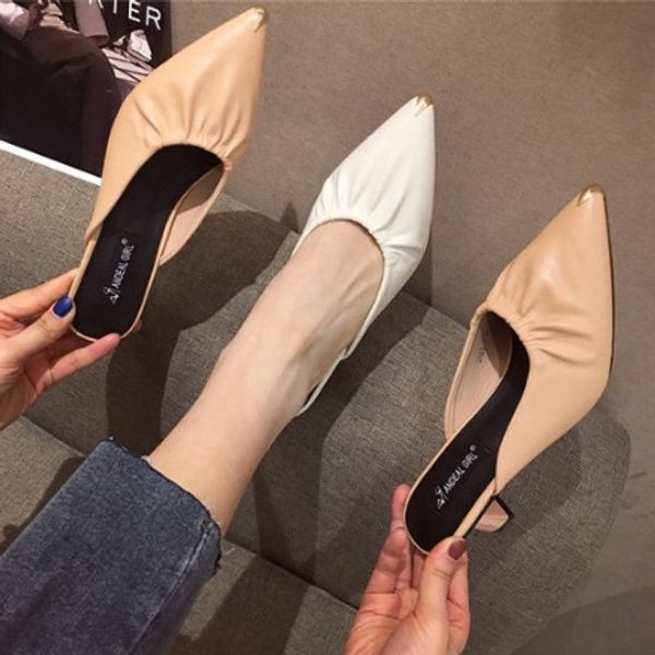 female shoes womens slippers outdoor slides fashion pointed toe thin heels med 2020 luxury cover pu rubber rome microfiber, Black
female shoes womens slippers outdoor slides fashion pointed toe thin heels med 2020 luxury cover pu rubber rome microfiber, Black