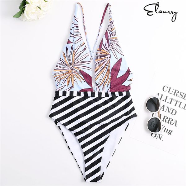 2019 women one piece swimsuit vintage backless padded monokini deep v bathing suits high cut bandage beach wear, White;black 
2019 women one piece swimsuit vintage backless padded monokini deep v bathing suits high cut bandage beach wear, White;black
